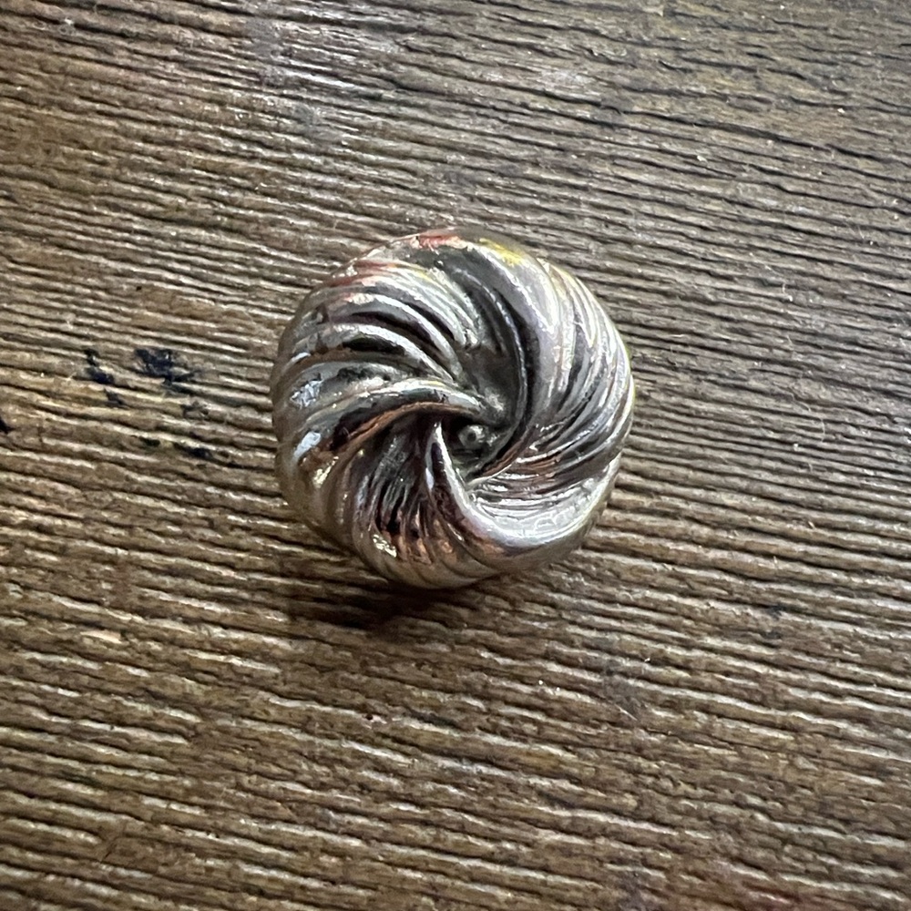 Silver Twisted Knot Earrings